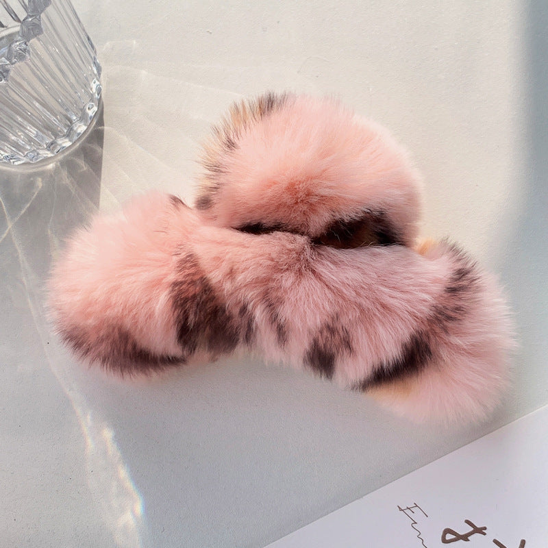 Wholesale Oversized Plush Hair Clips